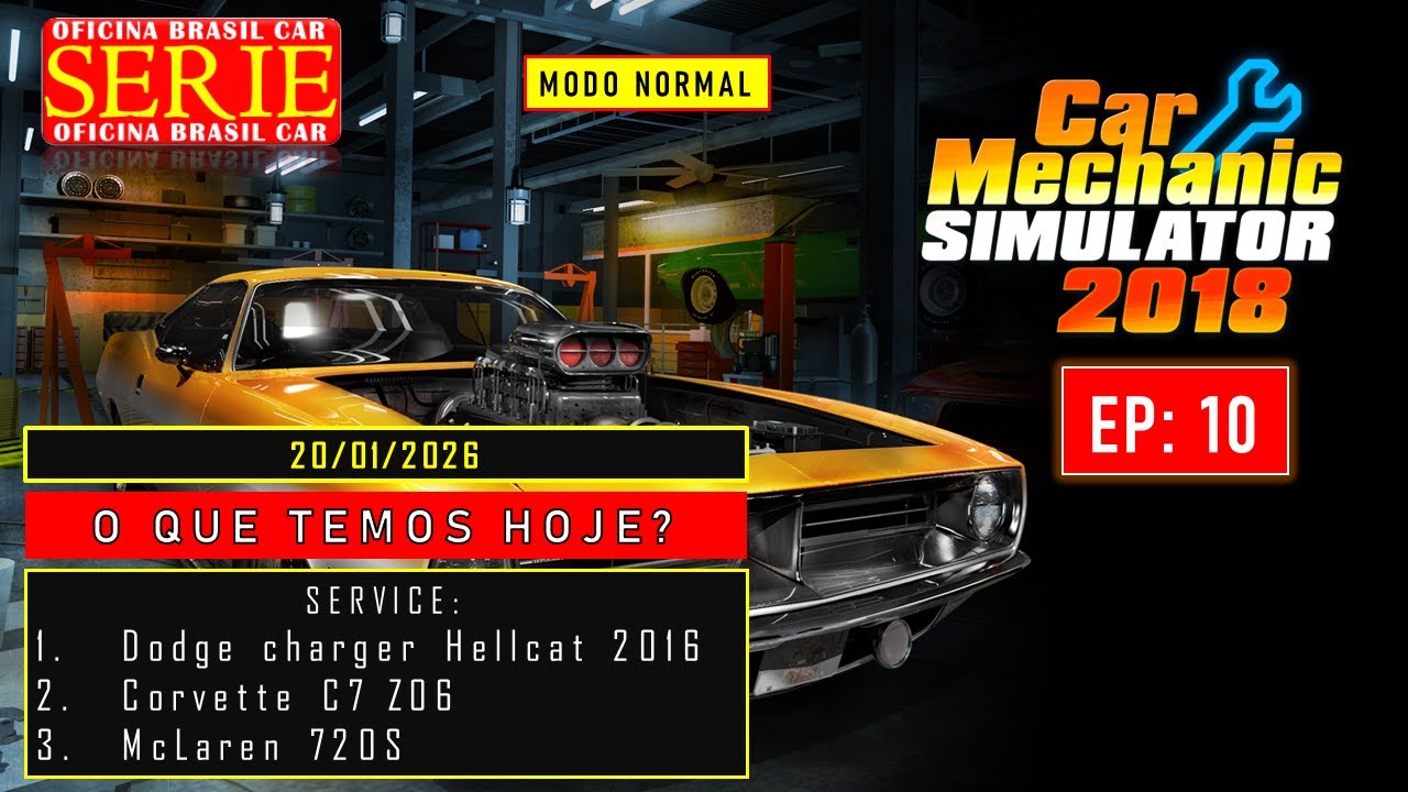 10 - CMS -18 - O QUE TEMOS HOJE? - SERIE OFICINA BRASIL CAR -  MODO  NORMAL -#10 |  20 - 01 - 2026 |