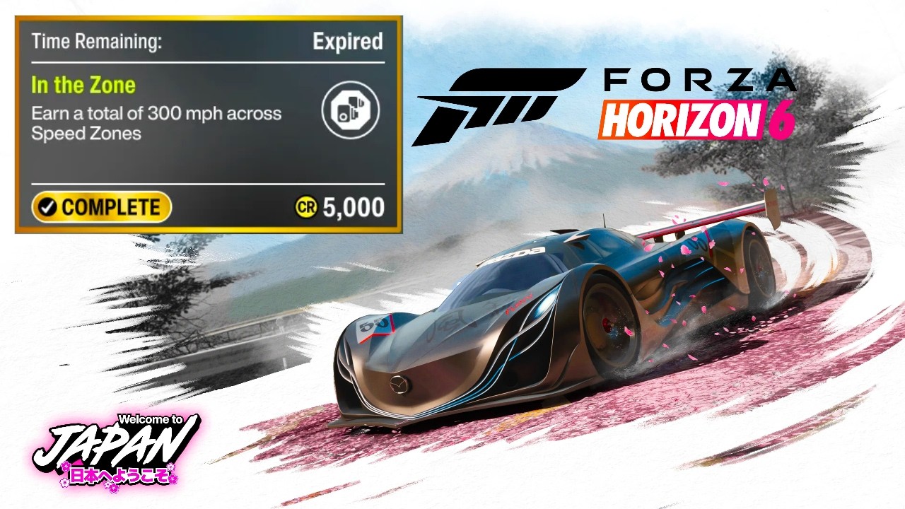 Earn a total of 300 mph across Speed Zones | Daily Challenge | Welcome To Japan | Forza Horizon 6