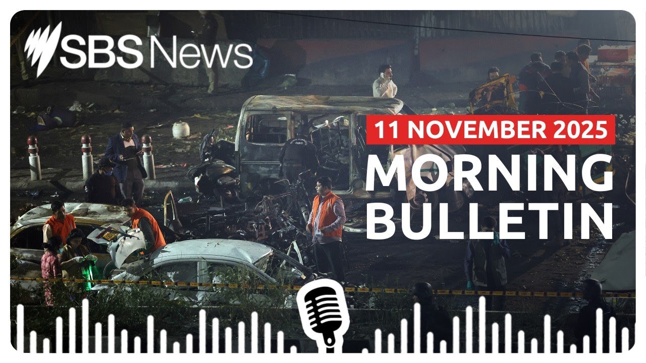 At least 8 killed in explosion near India’s Red Fort | Morning News Bulletin 11 November 2025