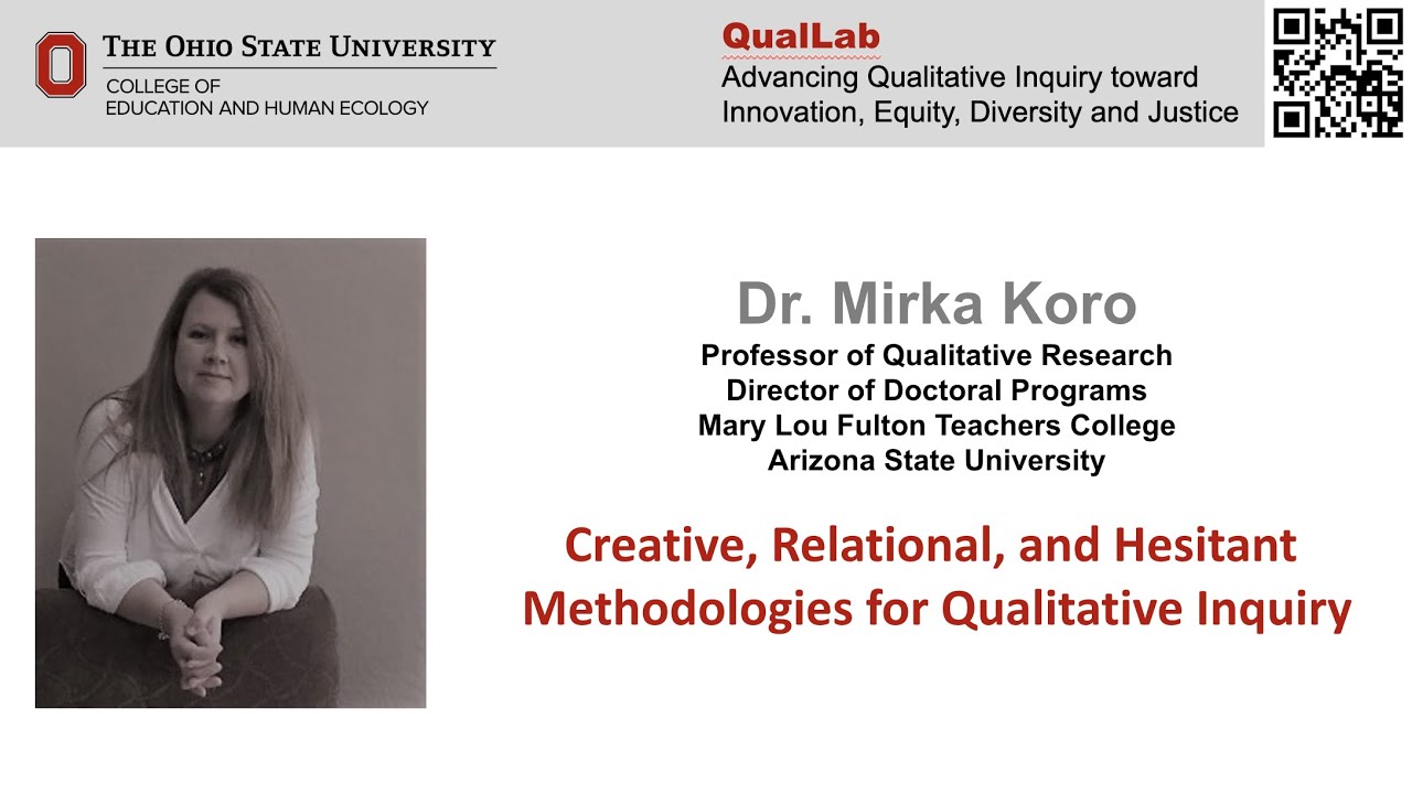 QualLab Lunch: Creative, Relational, and Hesitant Methodologies for Qualitative Inquiry​