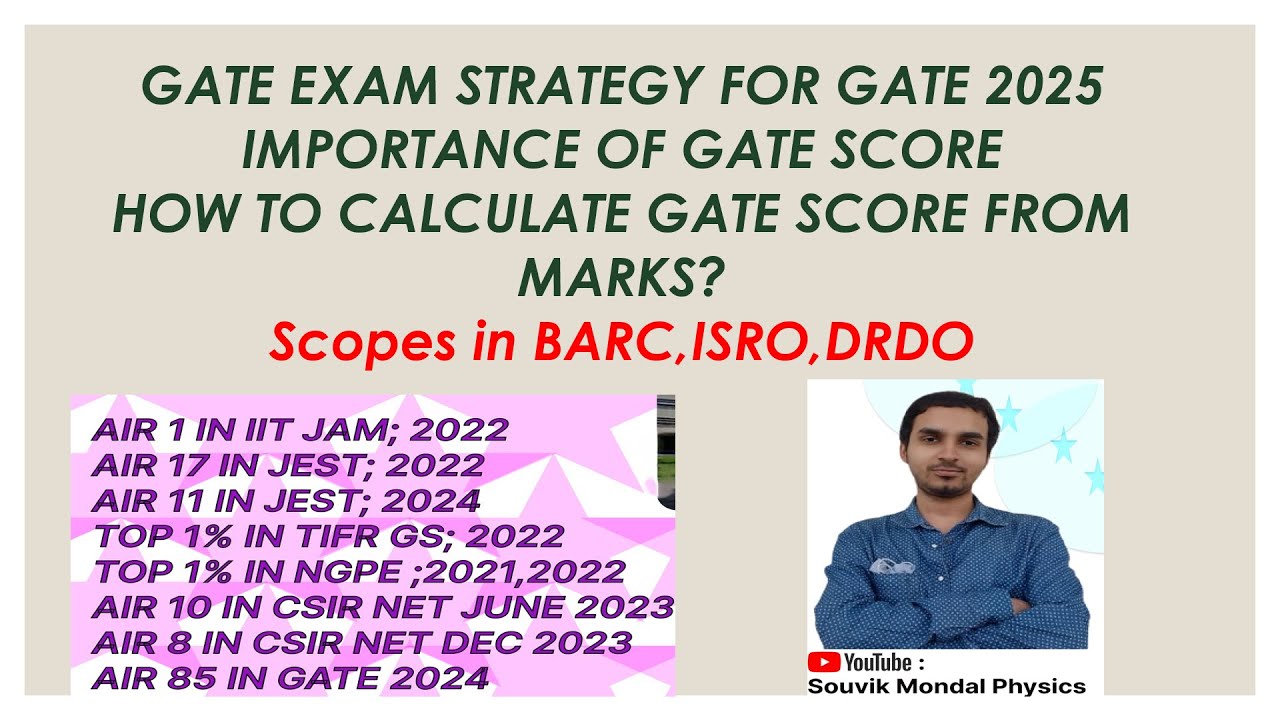 GATE EXAM STRATEGY . Target for 50-55 marks.#gatephysics #csirjrfphysics