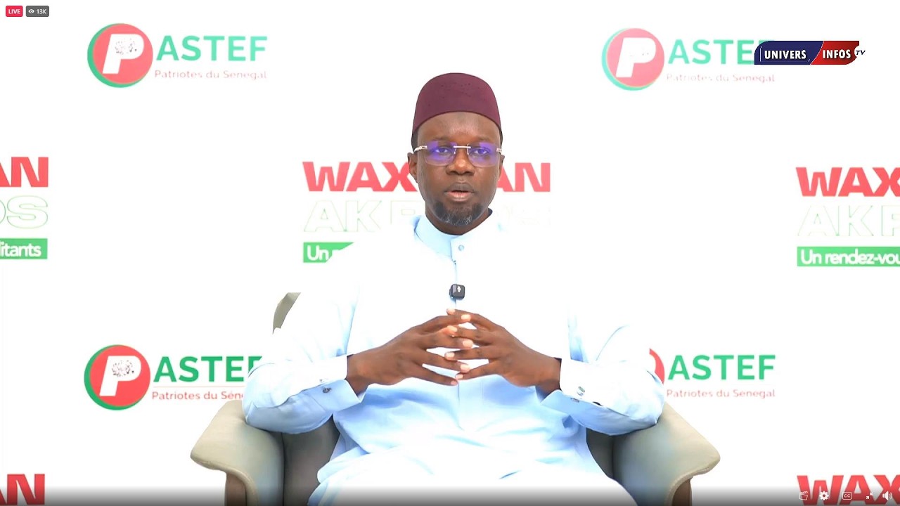🟥En Direct Déclaration Pm Ousmane Sonko (Wakhtane ak Pros