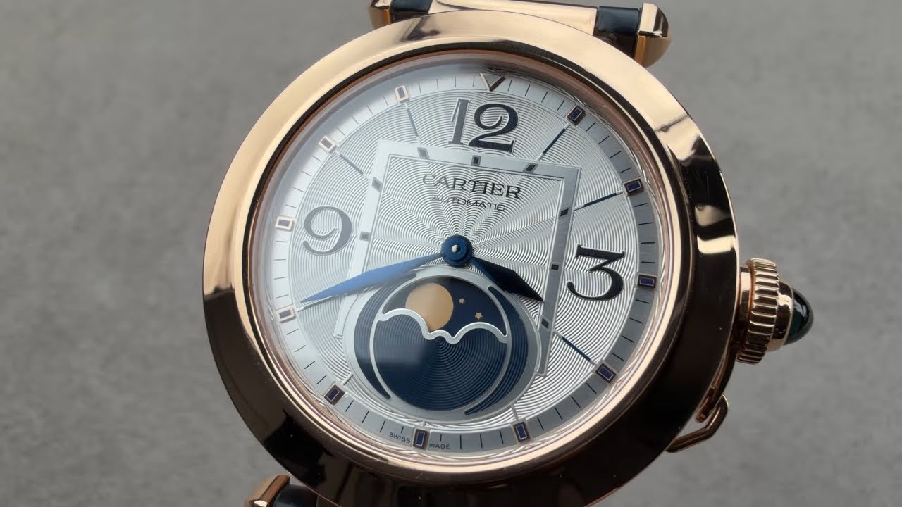 Обзор часов Cartier Pasha de Cartier Moon Phases WGPA0026.