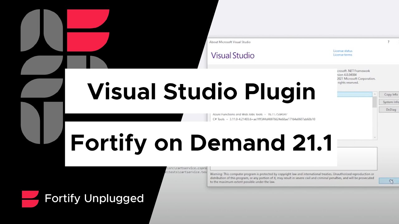 Fortify on Demand 21.1 Visual Studio Plugin
