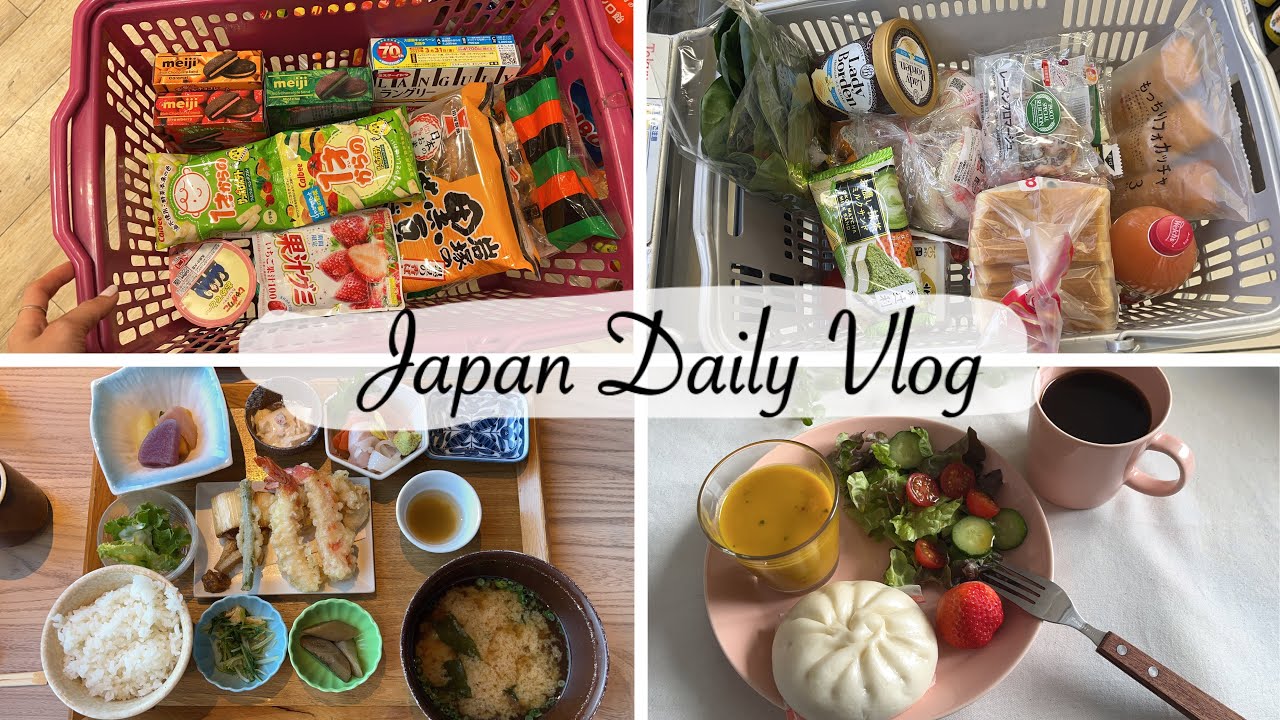 buy snacks, grocery haul, dating at Yokohama | japan daily vlog