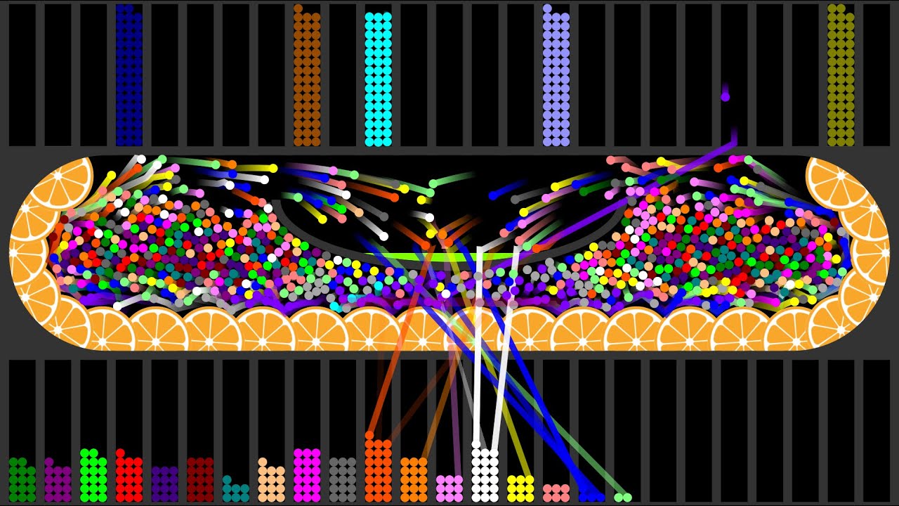The Team Marble Race 25 in Algodoo