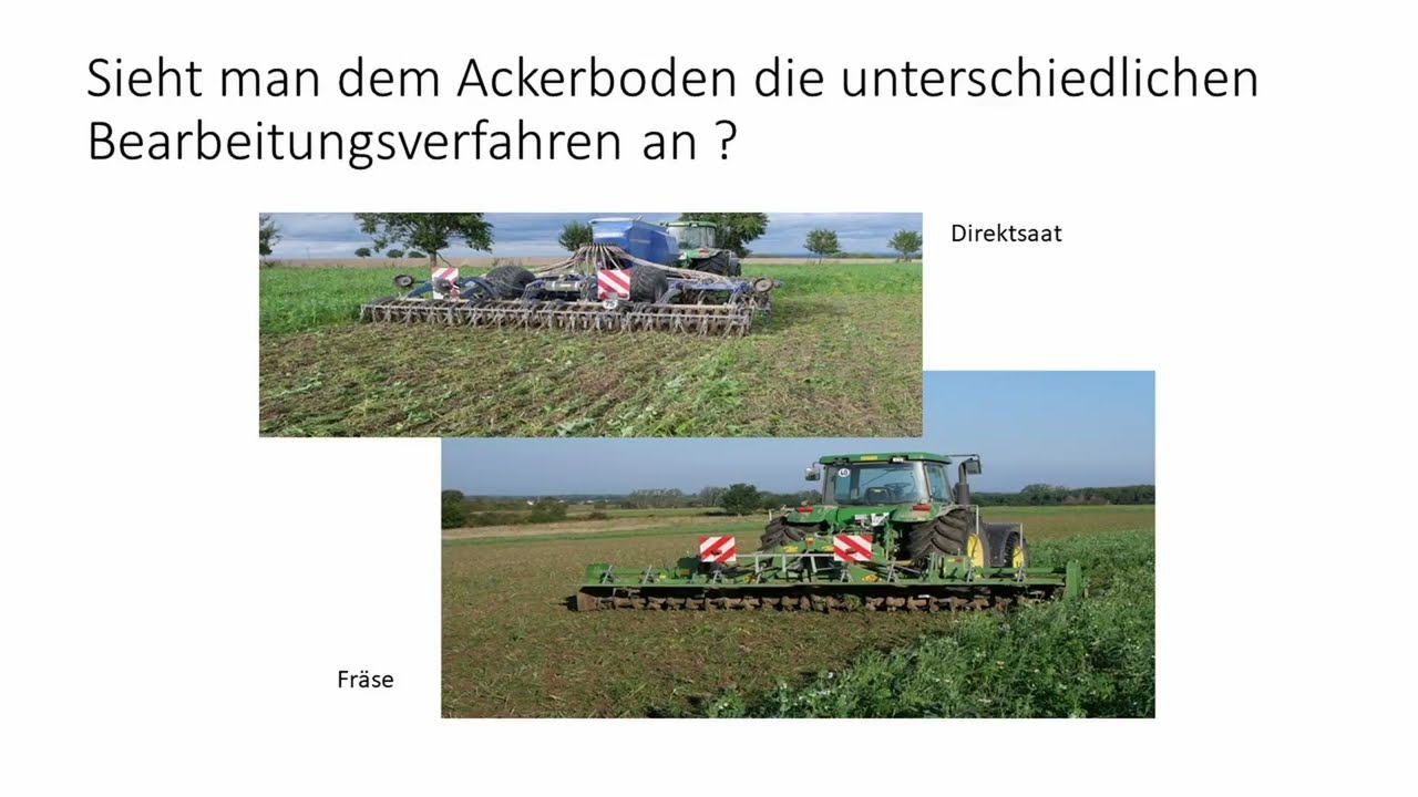 Sieht man dem Ackerboden die unterschiedliche Bodenbearbeitung an ?