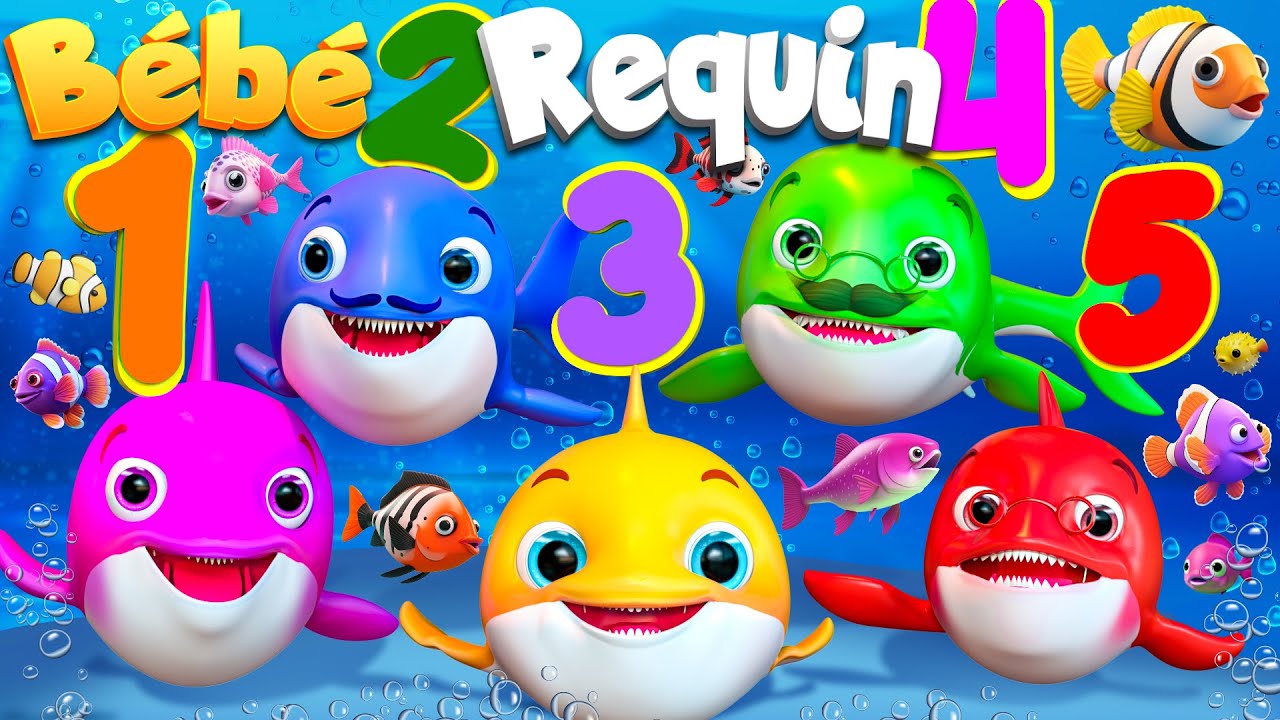 Les Aventures de Bébé Requin | Comptines Et Chansons | À Bébé Chanson @SuperLucaLEFrancais