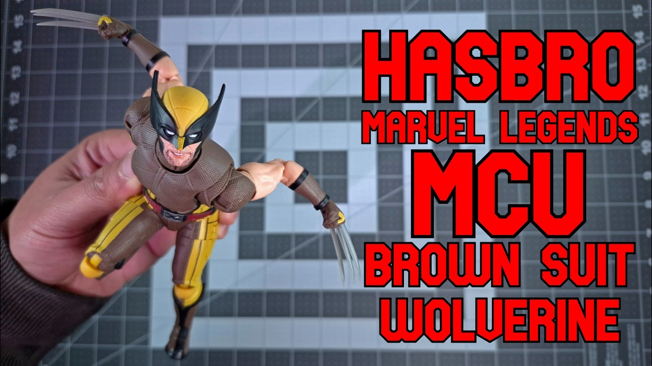 2026 Hasbro Marvel Legends Deadpool and Wolverine Brown Suit Wolvie Figure! LOTS OF POSING!! SCALE!!