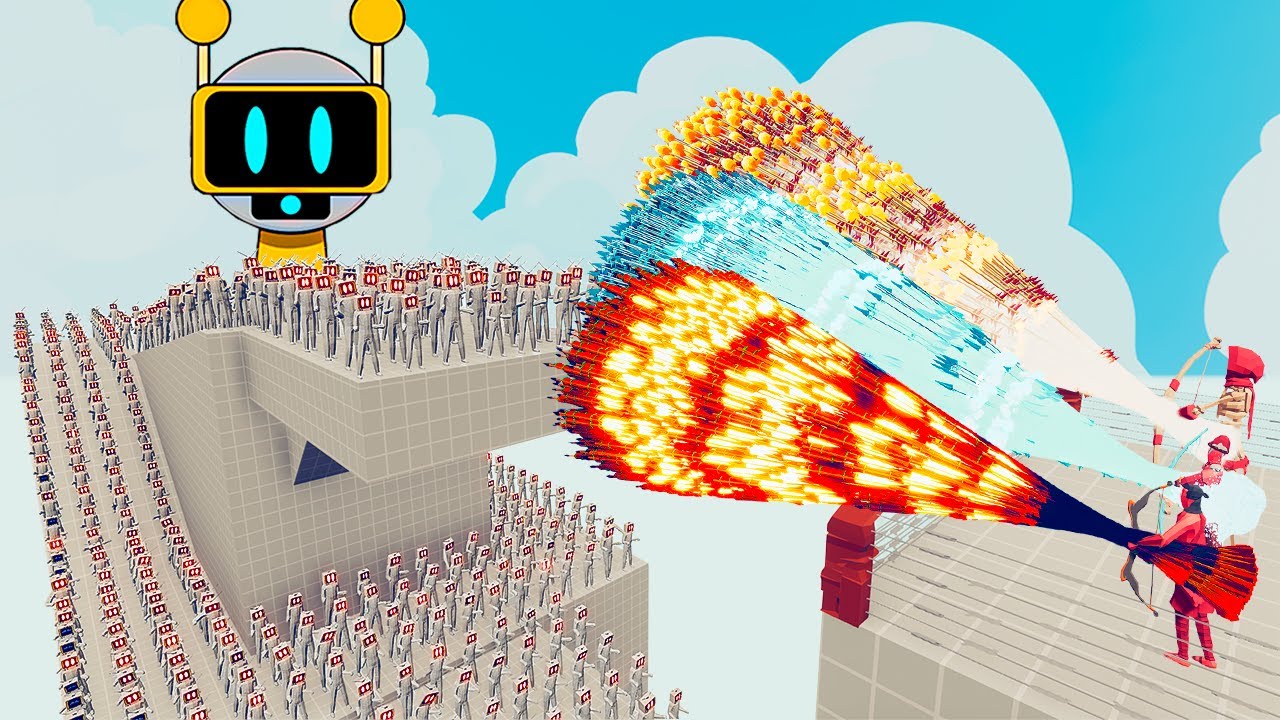 100x GRAY SPRUNKI + 2x GIANT vs 3x EVERY GOD - Totally Accurate Battle Simulator TABS