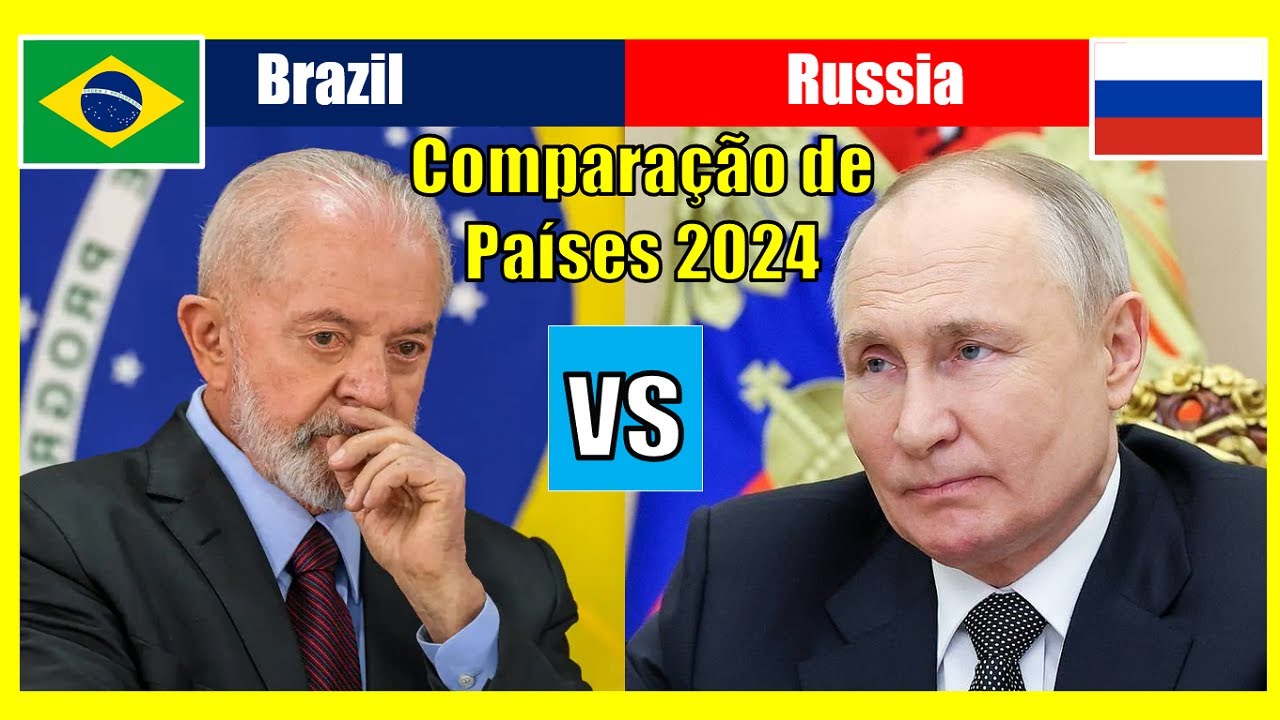 Brasil X Rússia: Comparação dos Países 2024