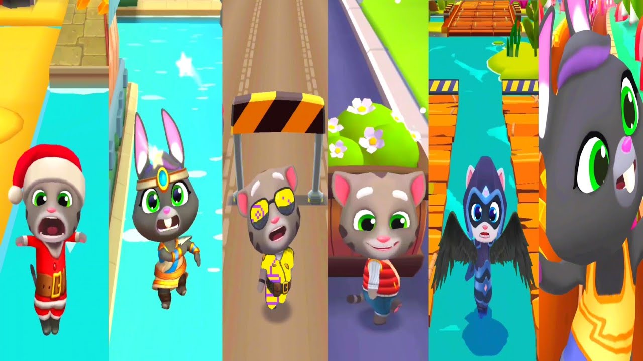 100 Funny Fails Talking Tom Gold Run VS Tom Hero Dash VS Tom Gold Run 2