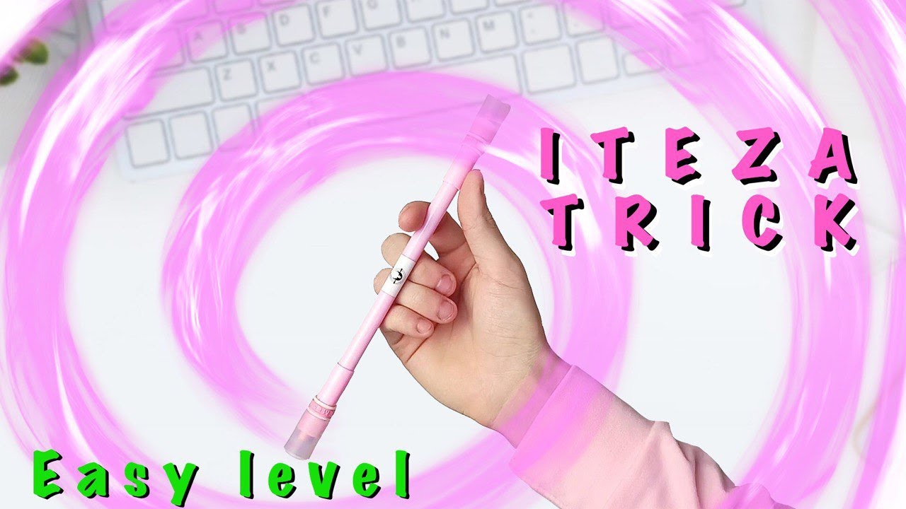 Iteza Trick  Пенспиннинг обучение  Трюки с ручкой  Как крутить ручку  Penspinning