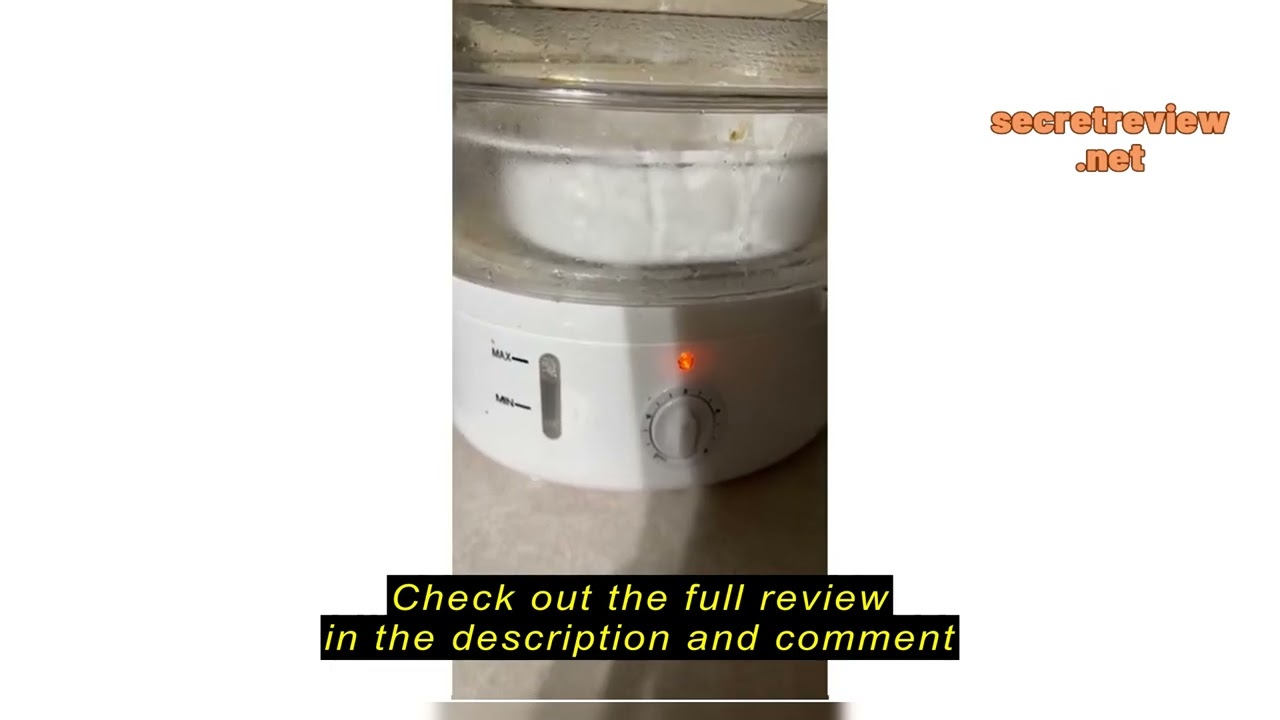 Review Classic Cuisine Food Steamer and Rice Cooker in one, Two-Tier Food Steamer for Healthy Meals