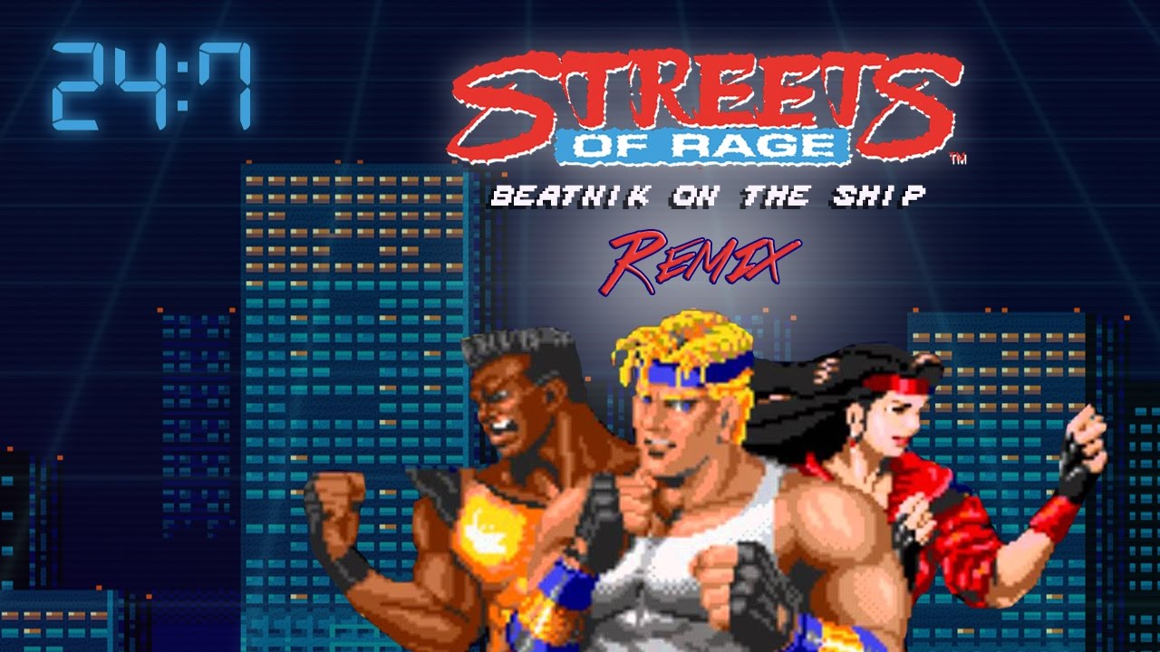 Streets Of Rage - Stage 5 (Beatnik On The Ship) Synthwave Remix