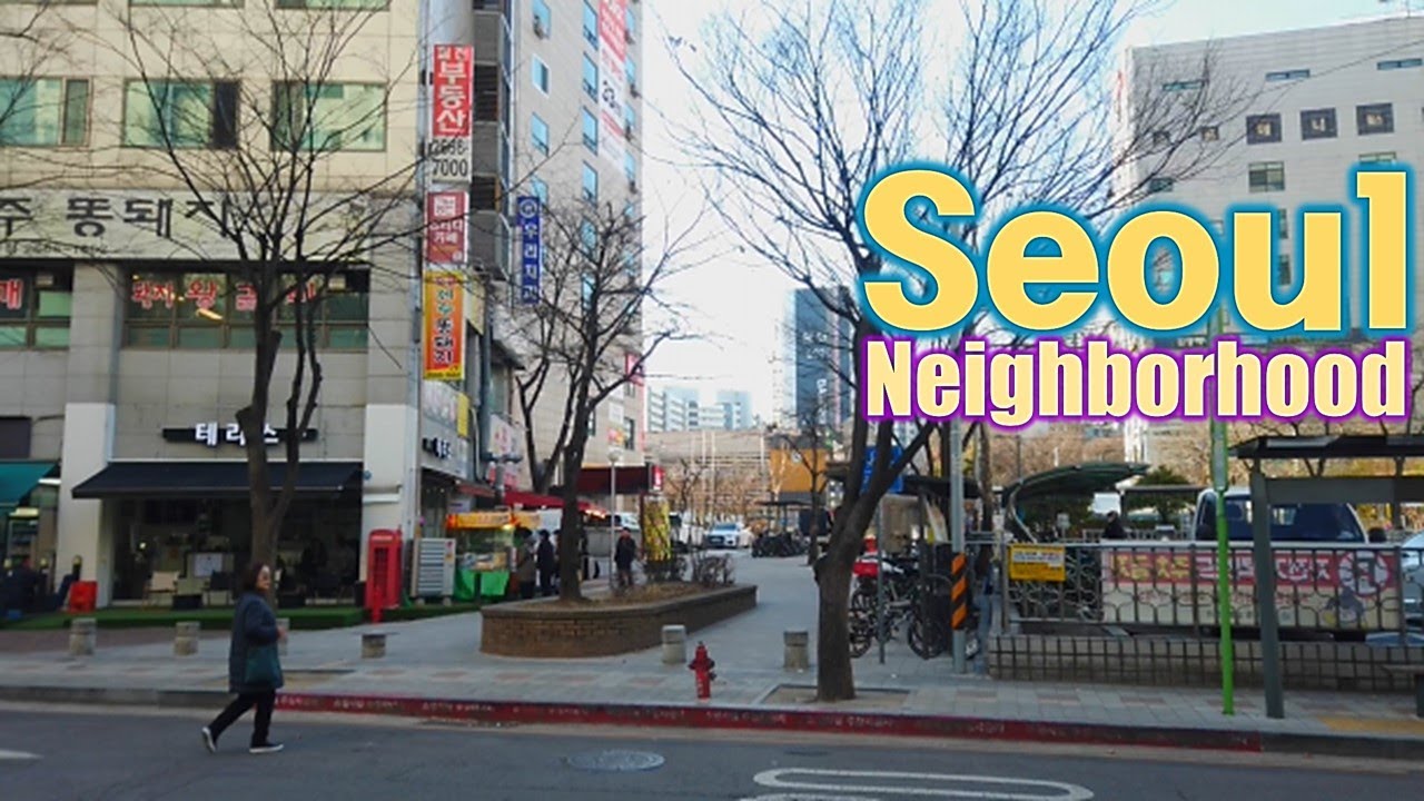 Seoul, Korea - Walking Tour of Neighborhood - 4K - Banghwa 3-dong [Gangseo-gu 3] 11(3)-21