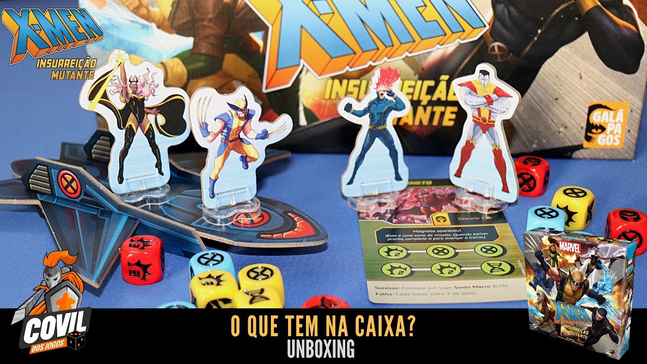 O Que Tem na Caixa? Unboxing X-Men: Insurreição Mutante