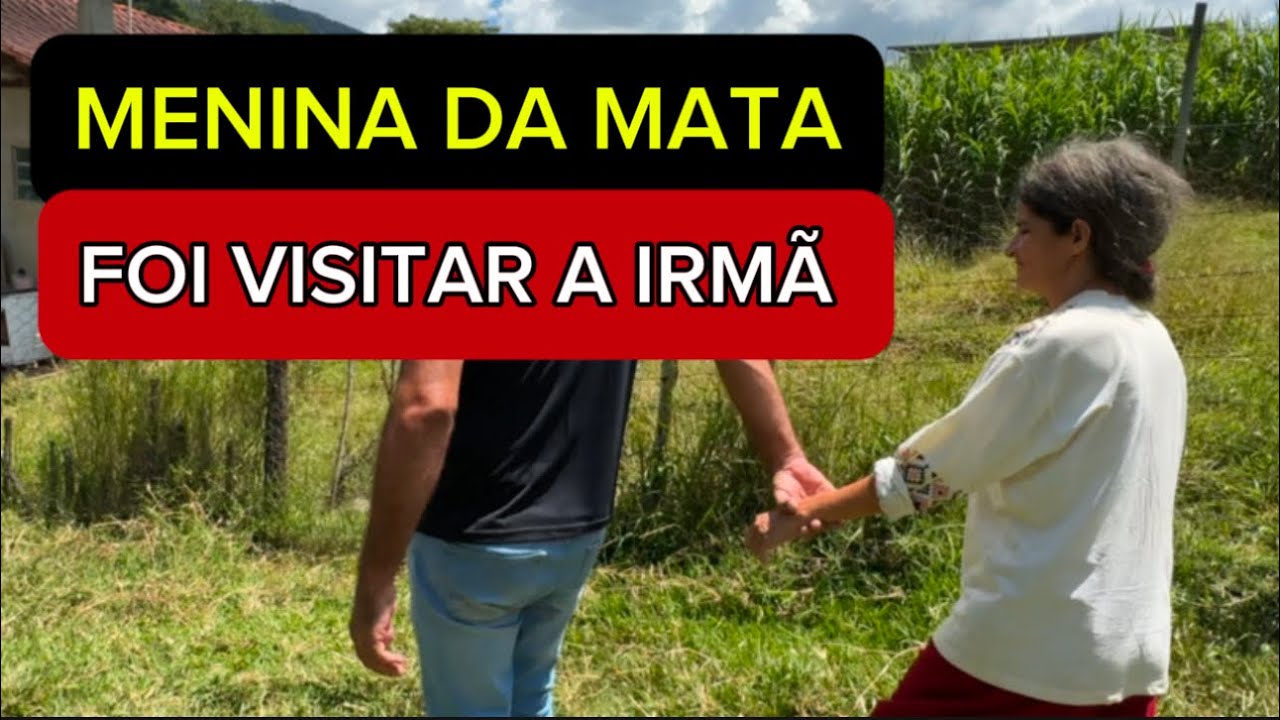 MENINA DA MATA FOI VISITAR A CASA DA IRMÃ GÊMEA