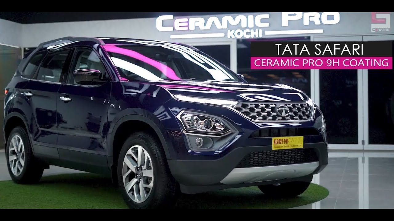 TATA Safari Ceramic Coating - Protected with Ceramic Pro 9h Coating at Kochi 📞9777777654