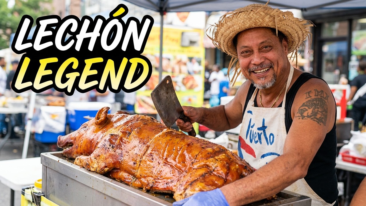 NYC’s BEST Lechón? Lechonera La Piraña South Bronx Roast Pork King 👑