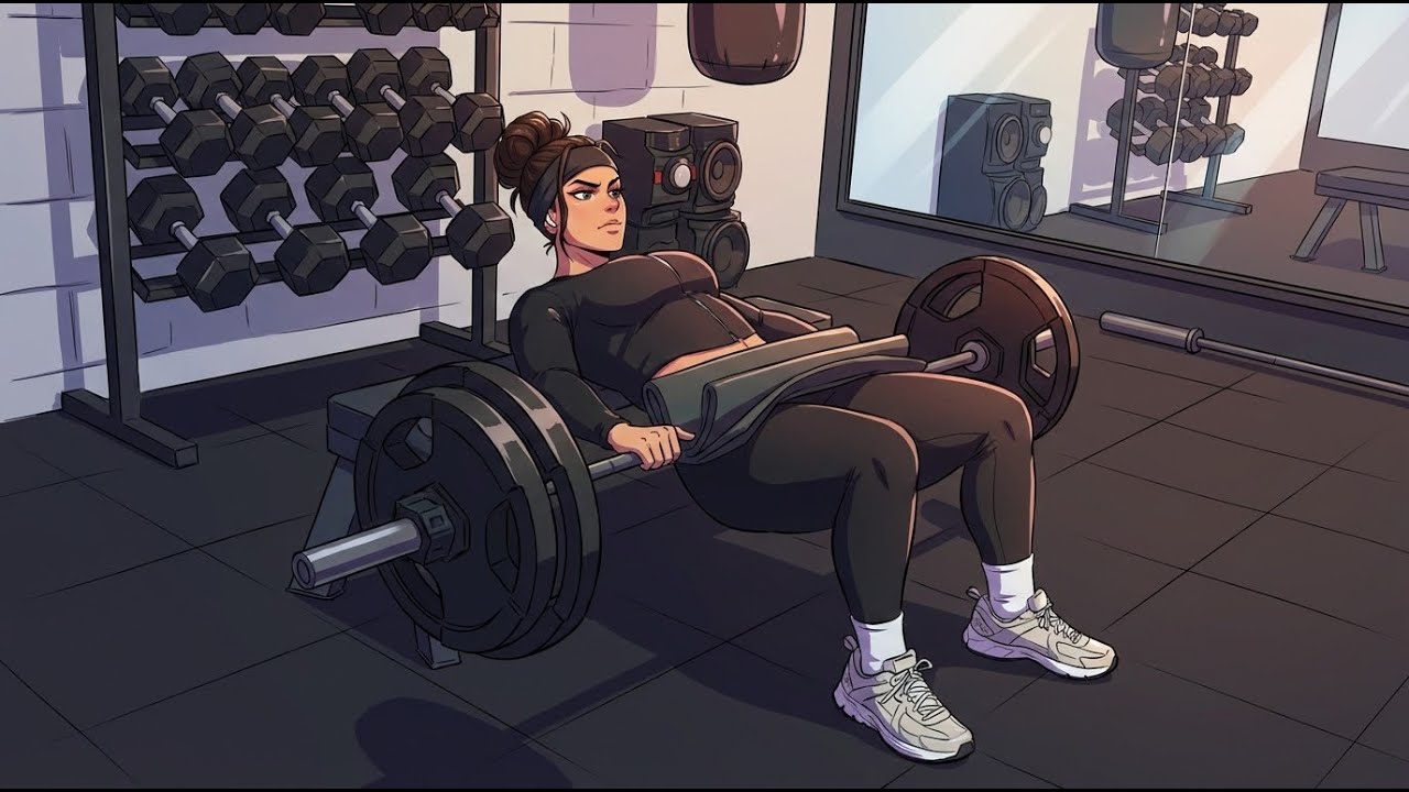 Si haces hip thrust así, el glúteo CRECE 😮‍🔥