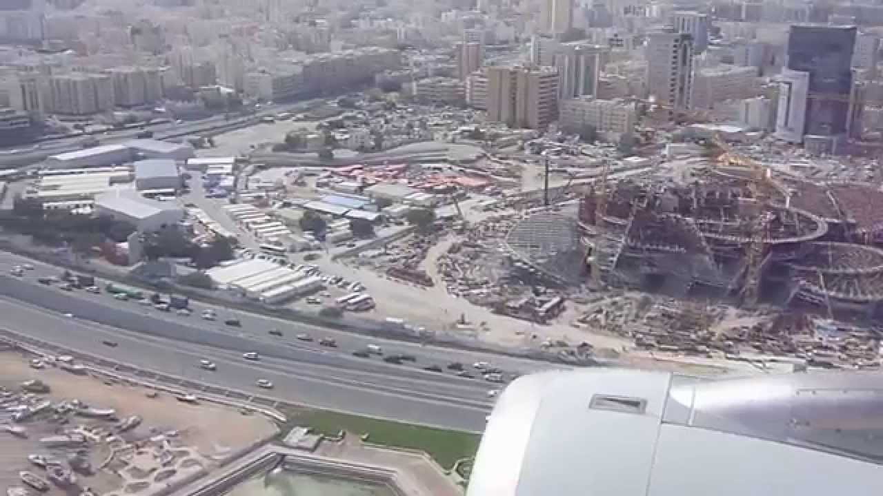 Qatar Airways, Landing in Doha