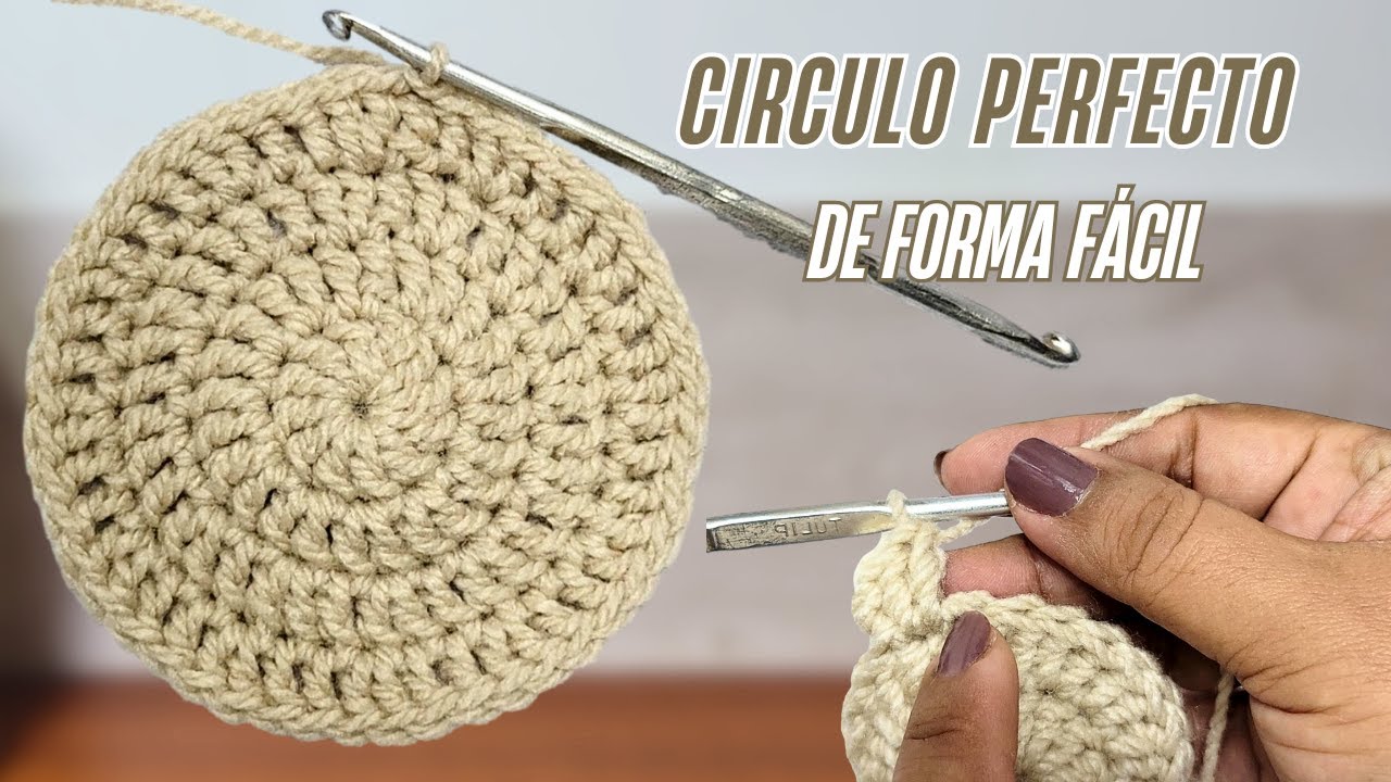 (20) Tips y Trucos Fáciles Crochet – Aprende a Tejer Circulo Perfecto a Crochet Ganchillo