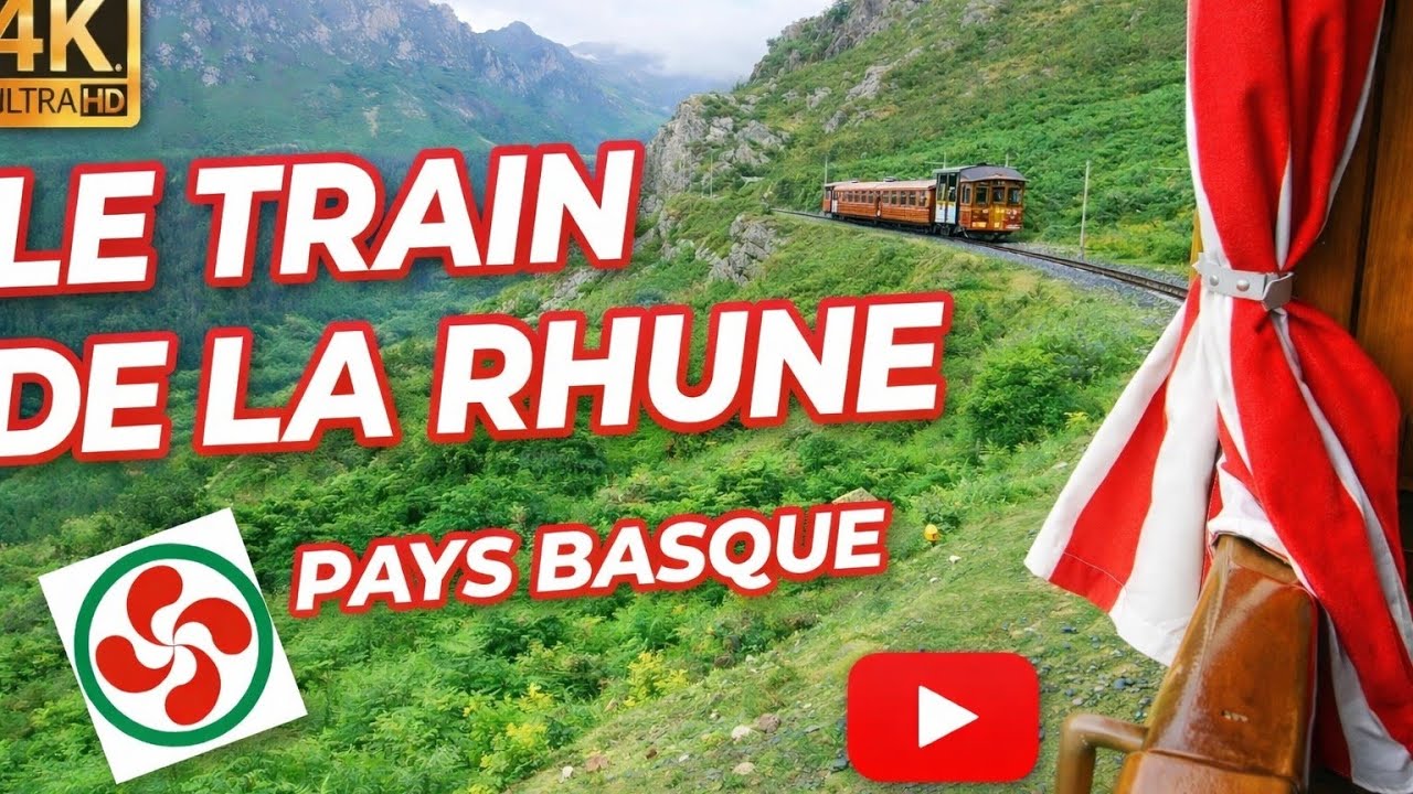 Le TRAIN De La RHUNE Cremallera  por el Pirineo ( EL TREN DE LARRÚN) Pays Basque