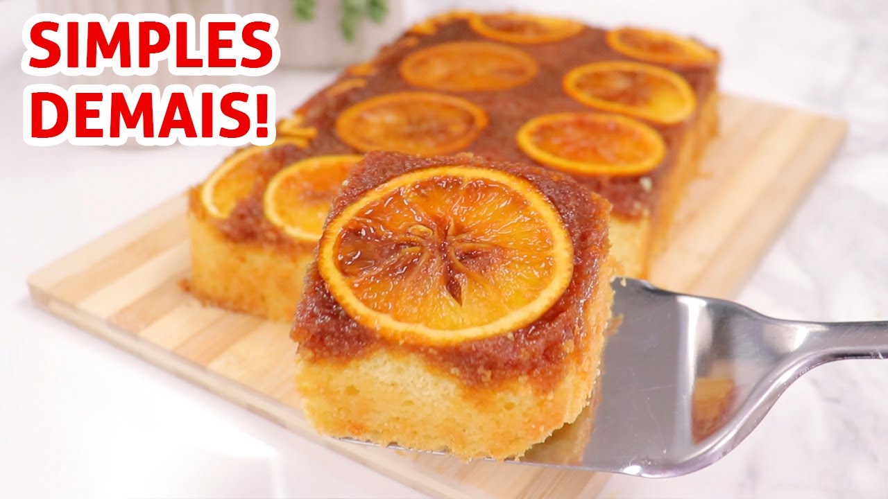 Bolo de Laranja Caramelizada | Receita