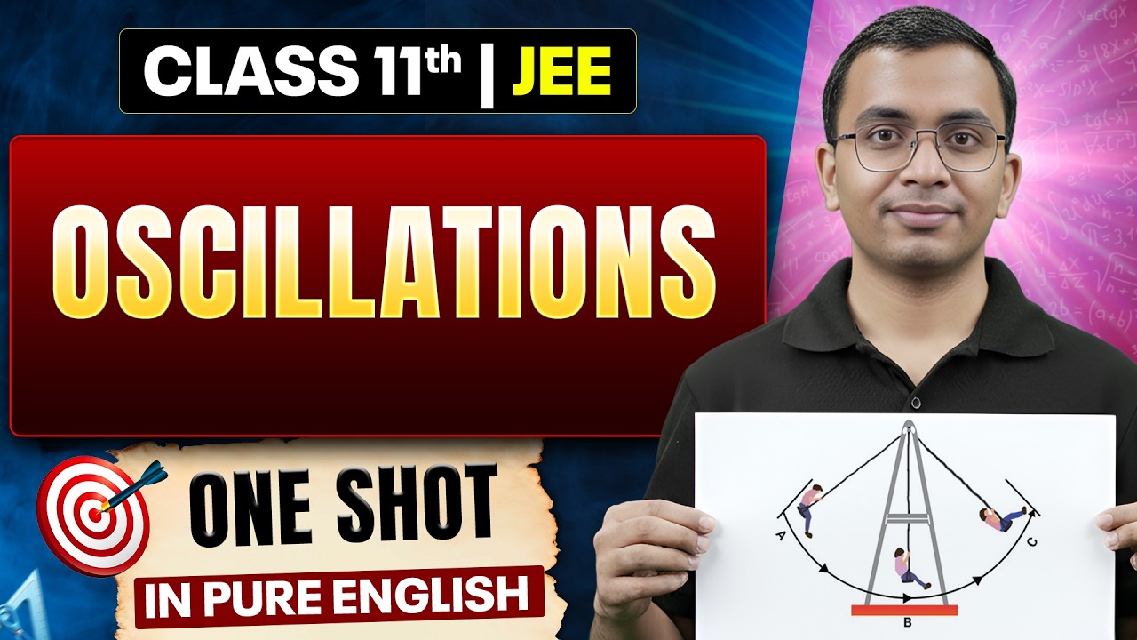 OSCILLATIONS Class 11 | Complete JEE Physics One Shot in Pure English
