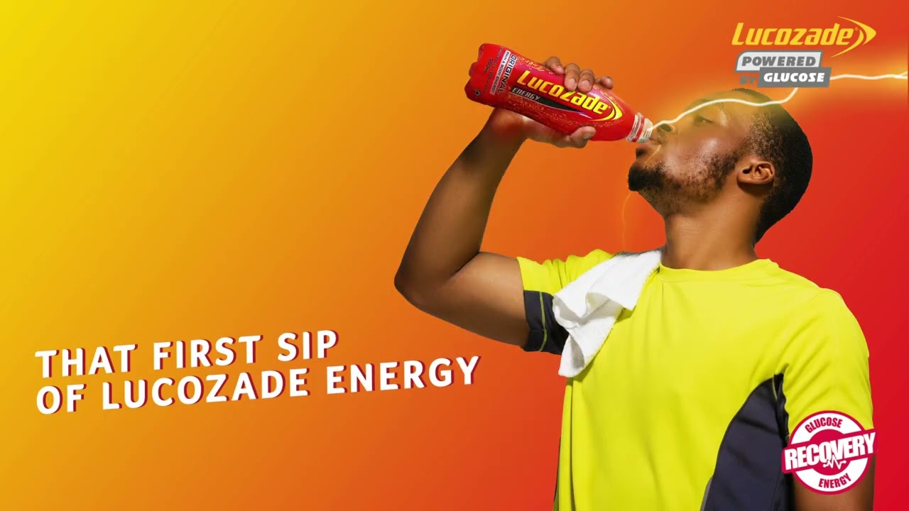 Lucozade Energy - Energize from the very first sip