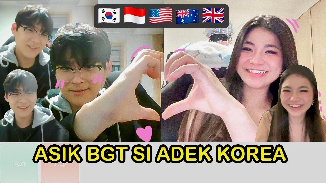 (ENG SUB) ASIK BGT SI ADEK KOREA DI OMETV (🇰🇷🇮🇩🇺🇸🇦🇺🇬🇧)