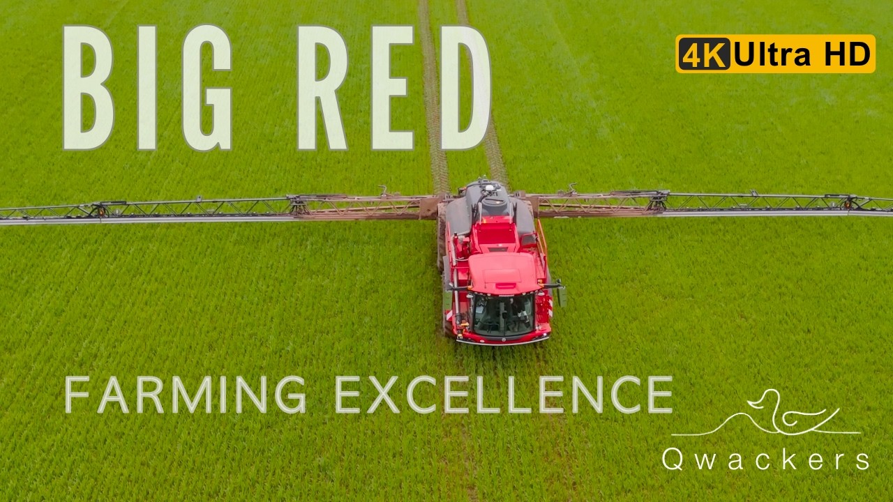 Big Red Sprayer #farming #fertilizer #farmmachinery