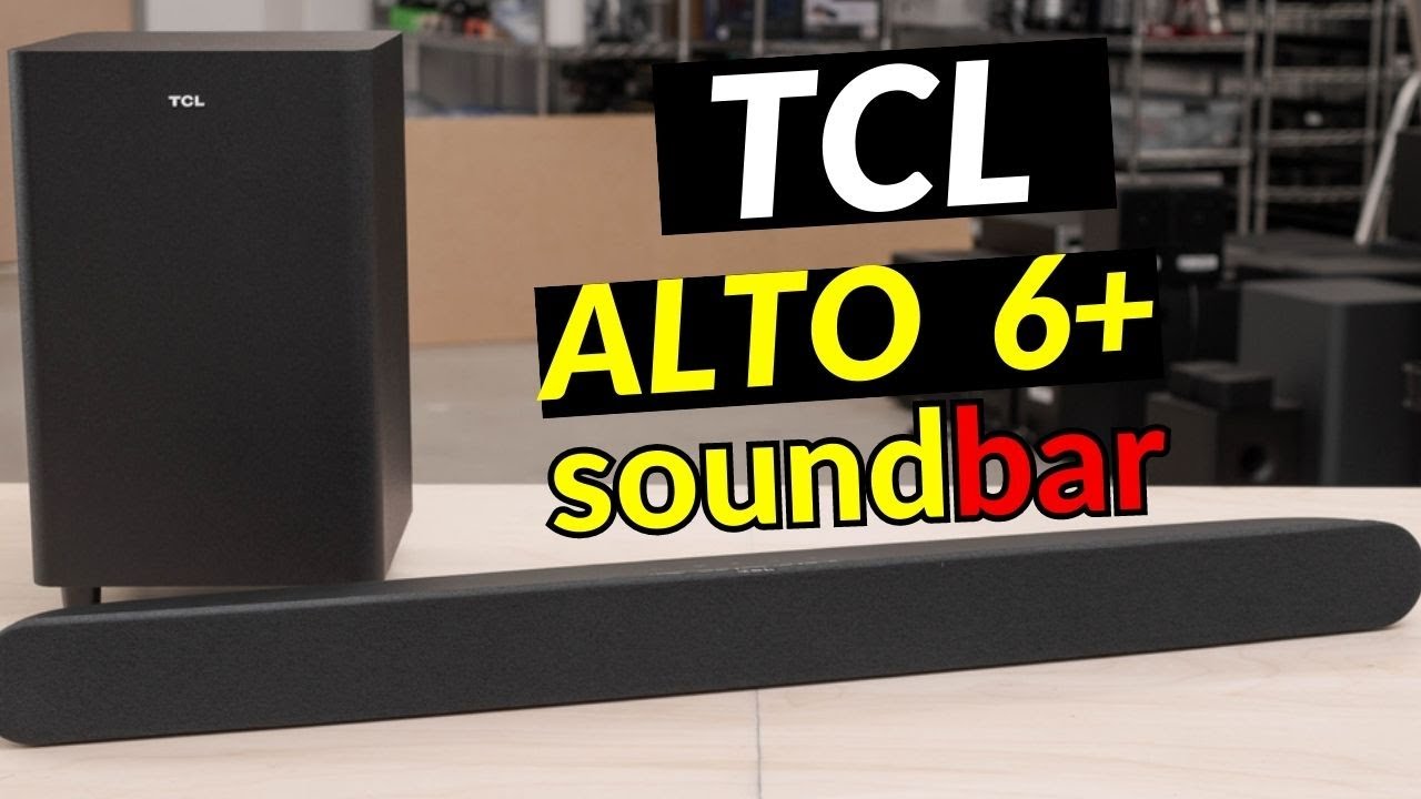 TCL ALTO 6+ 2023 | The Best 2.1 Channel Dolby Audio Sound Bar with Wireless Subwoofer Bluetooth
