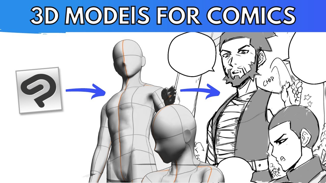 How to Use 3d Models in Clip Studio for Comics