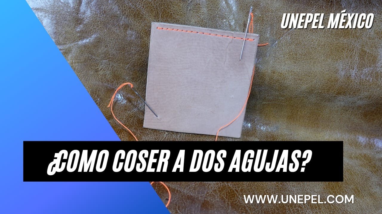 ¿Cómo coser a dos agujas? - UNEPEL