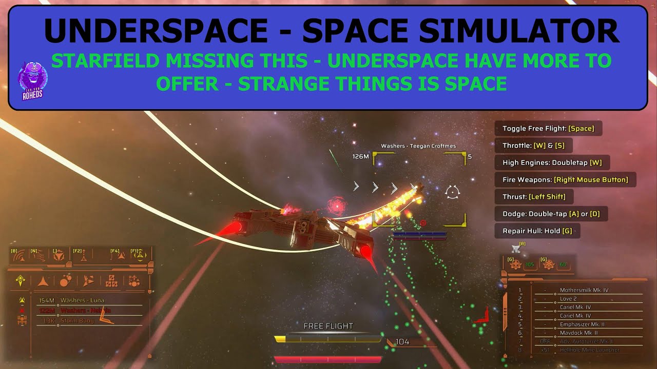 UNDERSPACE - SPACE SIM - STARFIELD MISSING THIS - STRANGE THINGS IS SPACE - ALPHA VERSION
