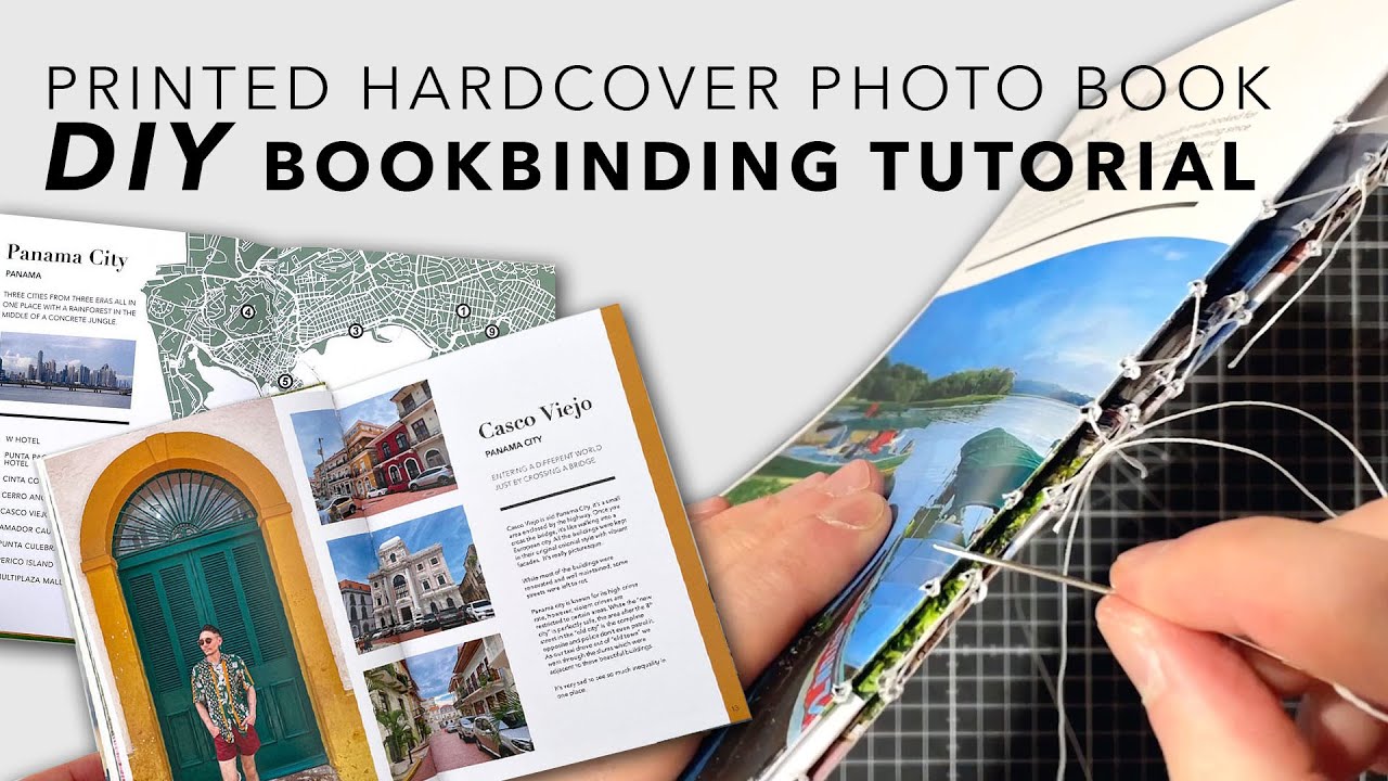 Печатная фотокнига в твердом переплете своими руками | Учебное пособие по переплету книг