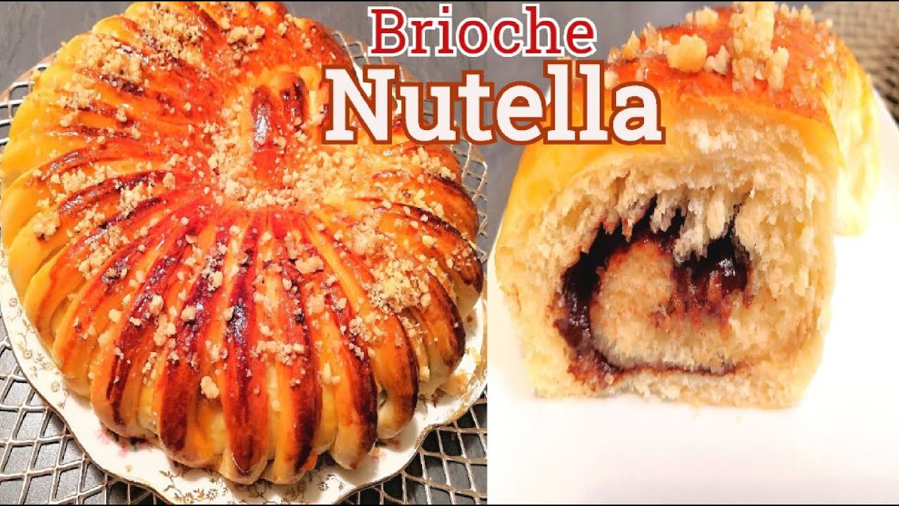 Brioche Nutella Sans Beurre Facile & Rapide- No Butter Easy Brioche Recipe بريوش بالنوتيلا بدون زبدة