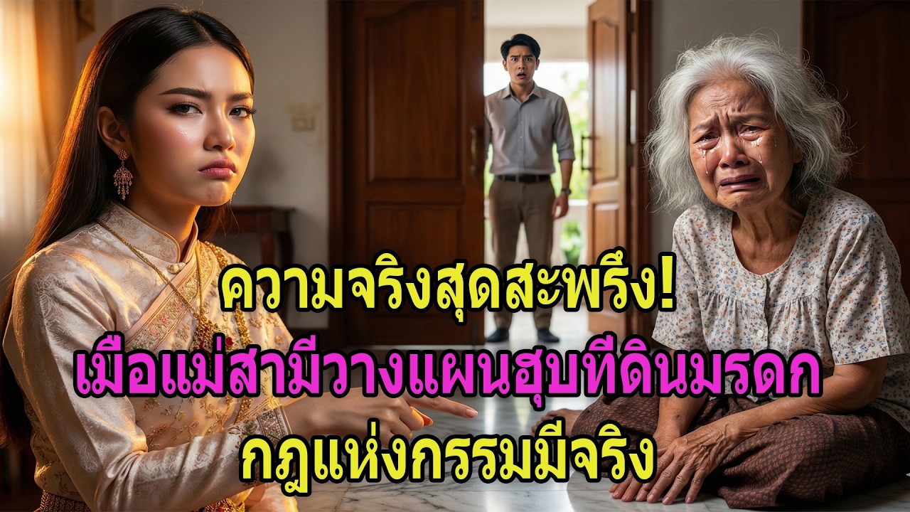 ความจริงสุดสะพรึง! เมื่อแม่สามีวางแผนฮุบที่ดินมรดก — กฎแห่งกรรมมีจริง
