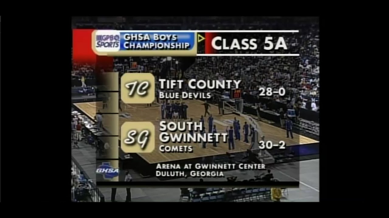 2004 5A Boys Basketball State Championship: South Gwinnett vs. Tift County