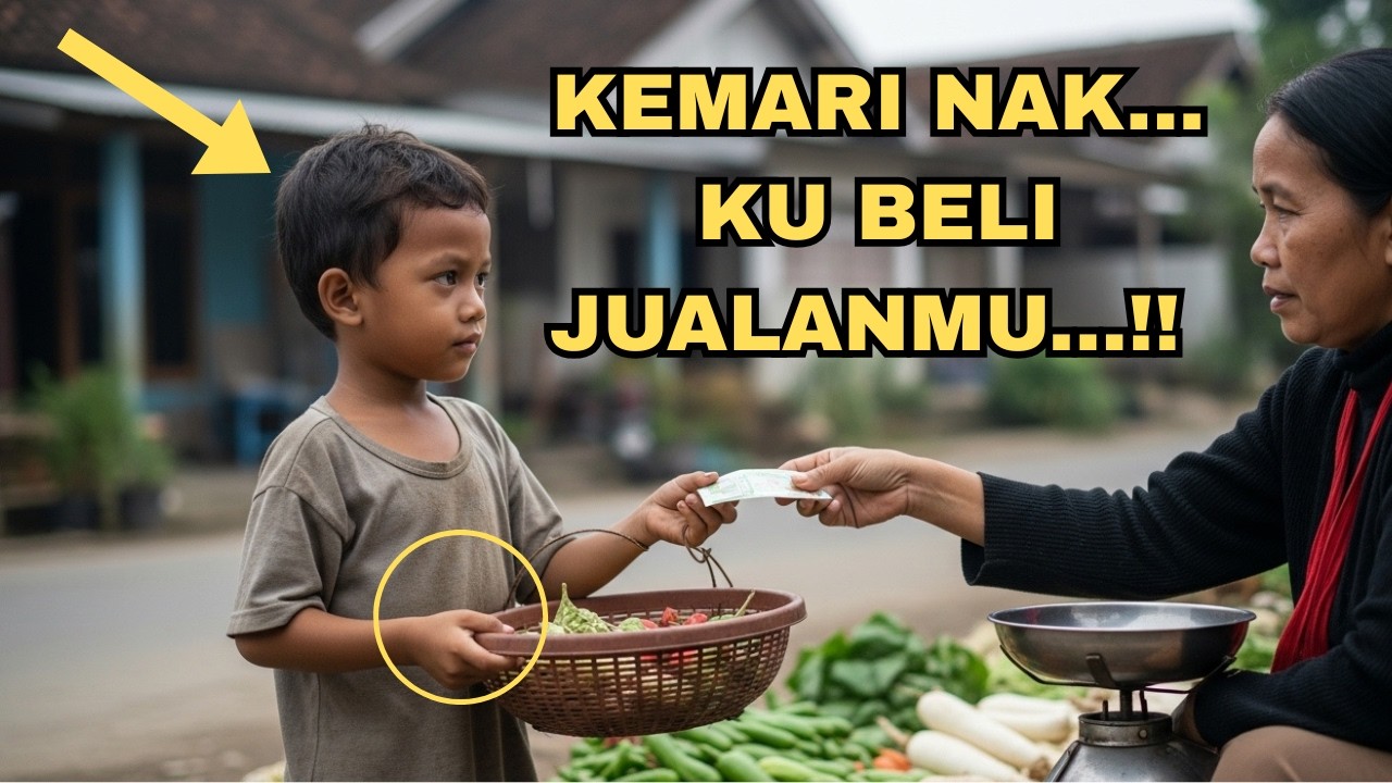 Bocah Yatim Menghidupi Keluarga dengan Tangan Kecilnya
