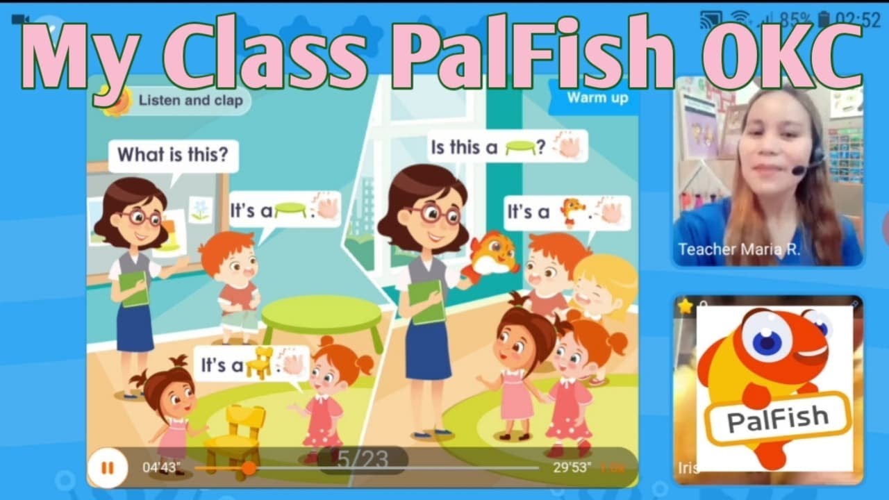 PalFish | My Class Review Lesson With a 4-Year-Old Boy | Teacher Maria R.