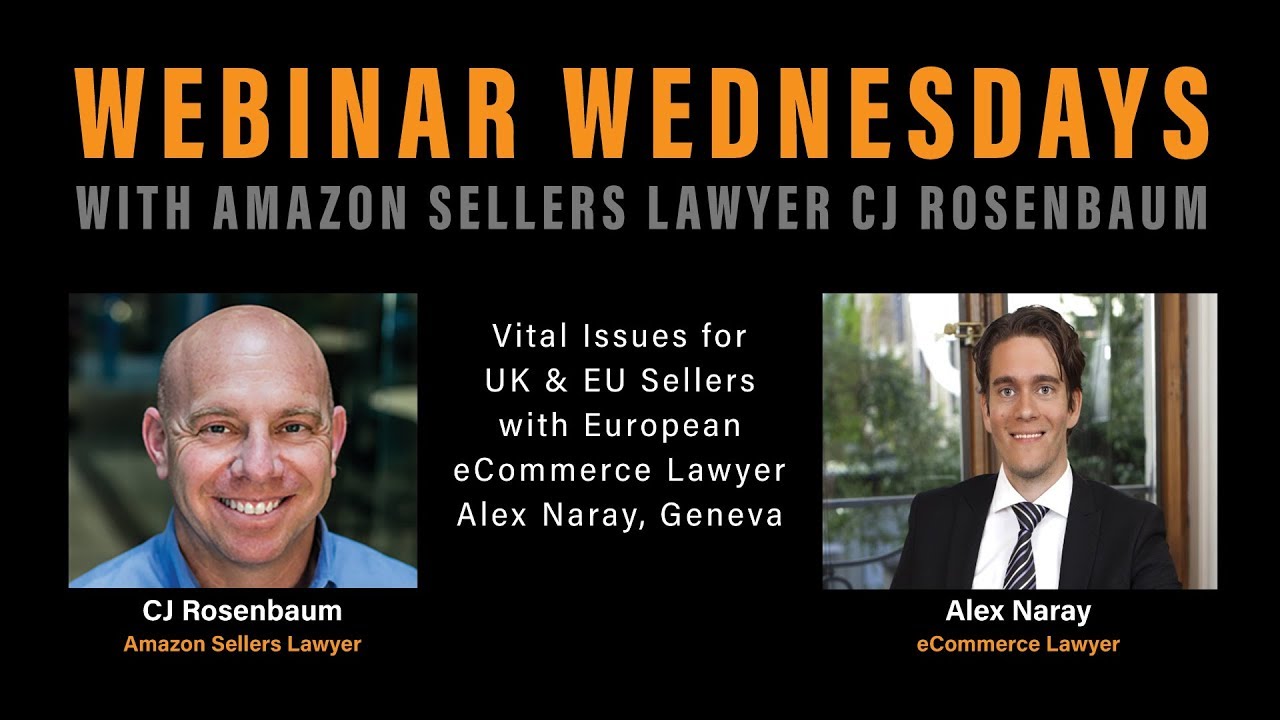 Vital Issues for UK & EU Sellers with European eCommerce Lawyer Alex Naray, Geneva