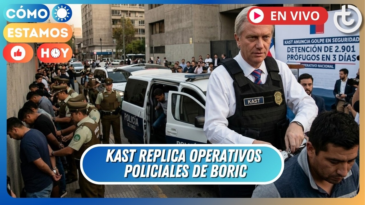 Kast destaca masiva detención de prófugos en tiempo récord | Tevex oficial