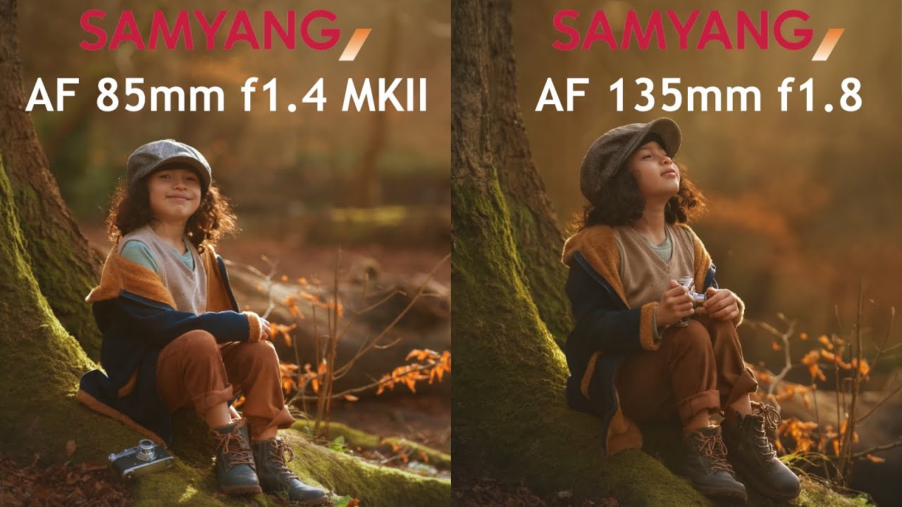 Samyang AF 85mm f1.4 MKII против Samyang AF 135mm f1.8 : Детские портреты