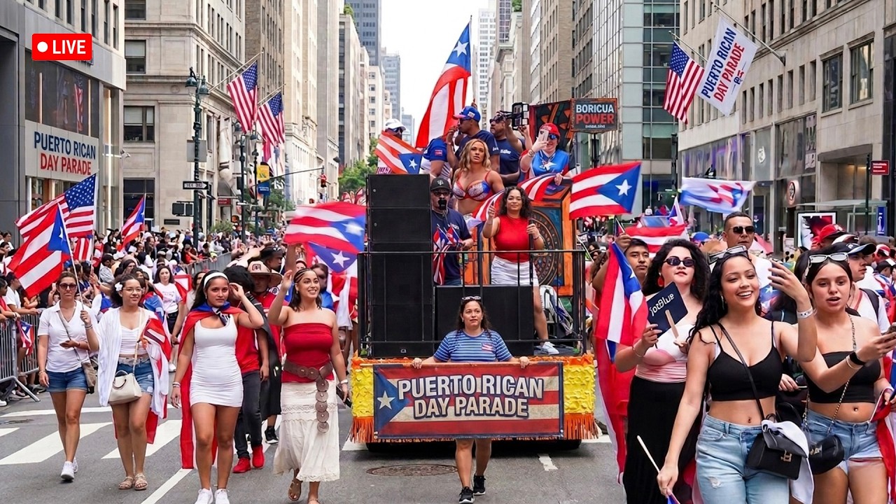 🔴 NYC LIVE Puerto Rican Day Parade 2026  🇵🇷 Desfile del D&iacute;a de Puerto Rico 2026 en Nueva York