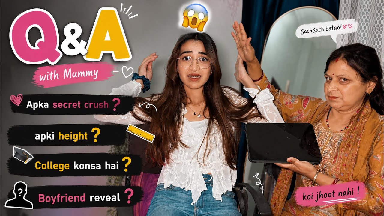 Papa videos mai kyon nhi aate ?😭| Boyfriend Reveal? College, Life & More! ❤️