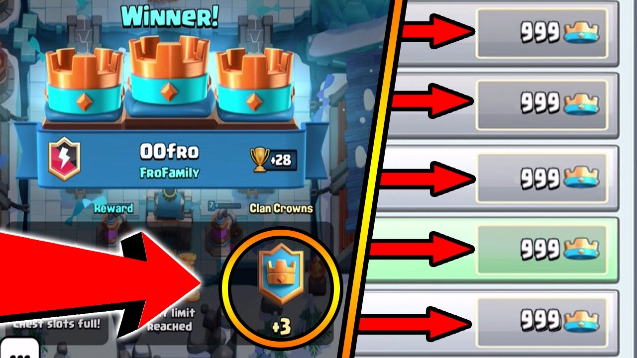 CLASH ROYALE | NEW GLITCH/EXPLOIT TO GET CROWNS! (FASTEST WAY TO GET THE CLAN CHEST)
