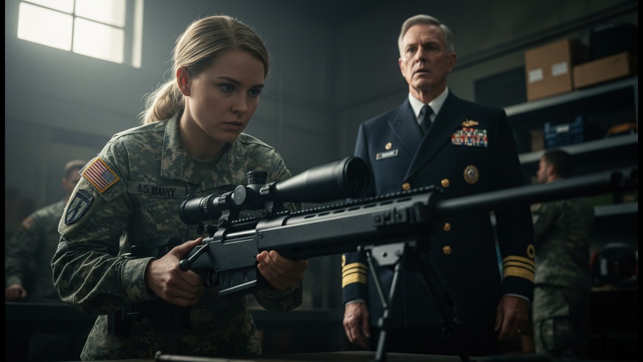 The General Walked Past Her Barrett .50 — Then Froze at Her 3,200-Meter SEAL SNIPER Badge